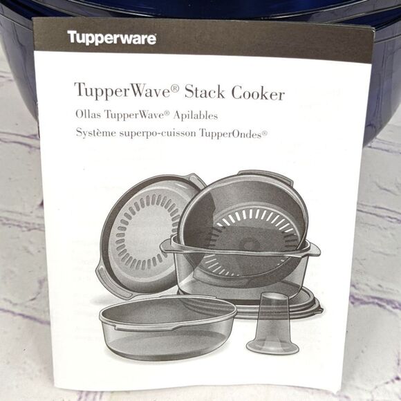 Tupperware TupperWave® Stack Cooker - Cobalt Blue - Picture 12 of 13
